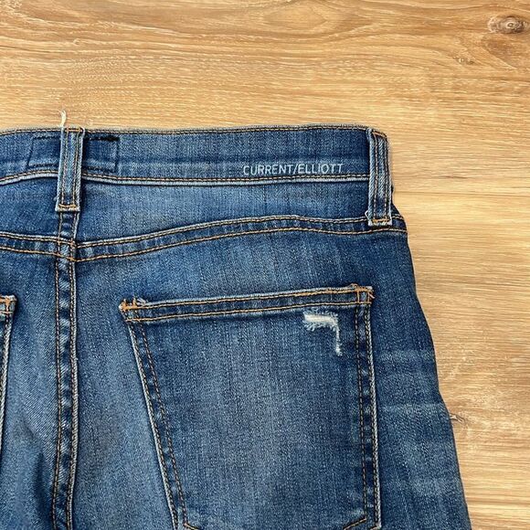 CURRENT/ELLIOTT Distressed Skinny Jeans Size 27 - Picture 7 of 7